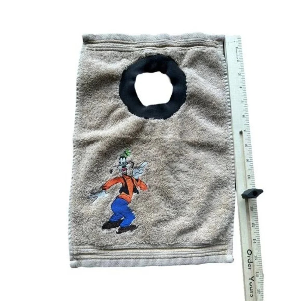 Handmade Baby Bibs Disney Embroidered Stretch Neck Goofy Pluto & Wall-E